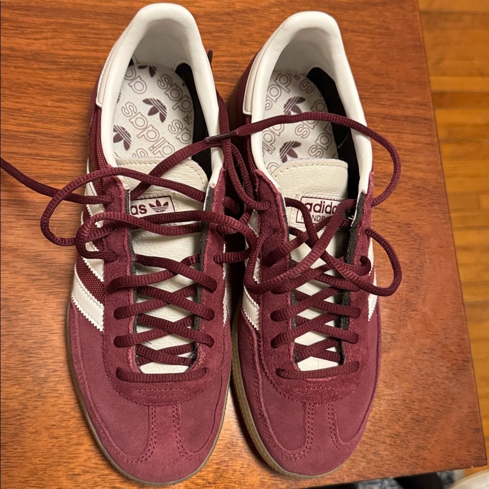 Adidas Shadow Red and White Handball Spezial Sneaker, size 7M/8W - Picture 4 of 5